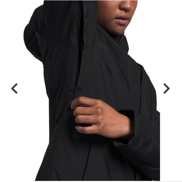 The North Face Women's Antora Hyvent Jacket Black SZ M Wind Rain - Picture 5 of 14